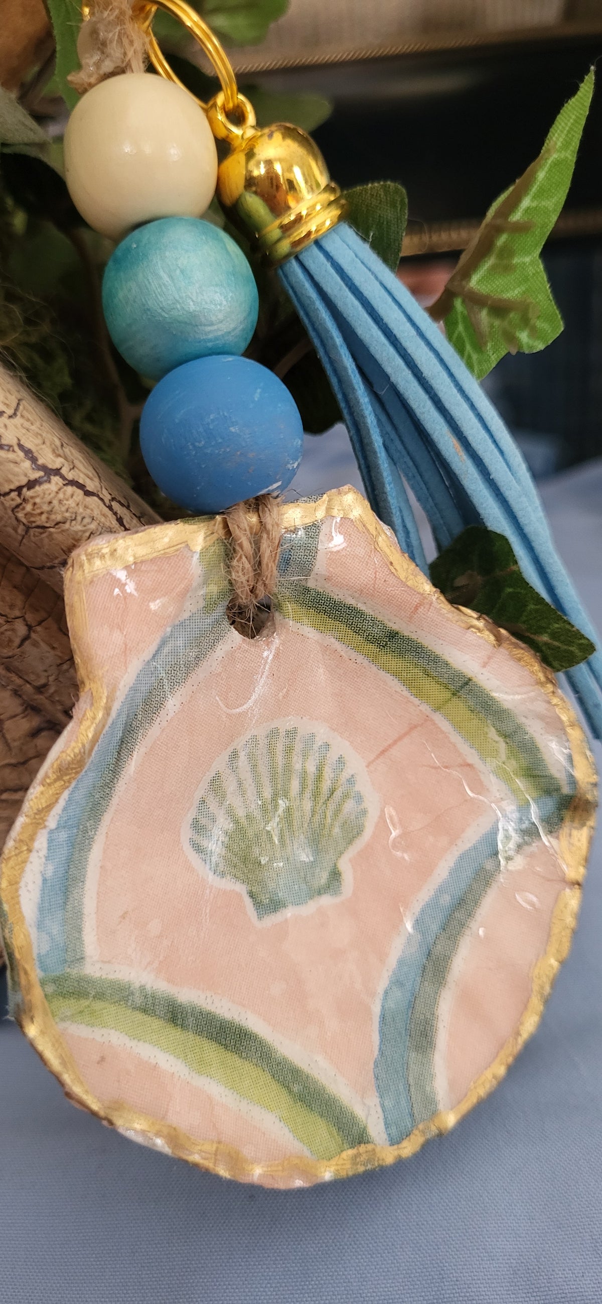 Blue & Green Sea Shell