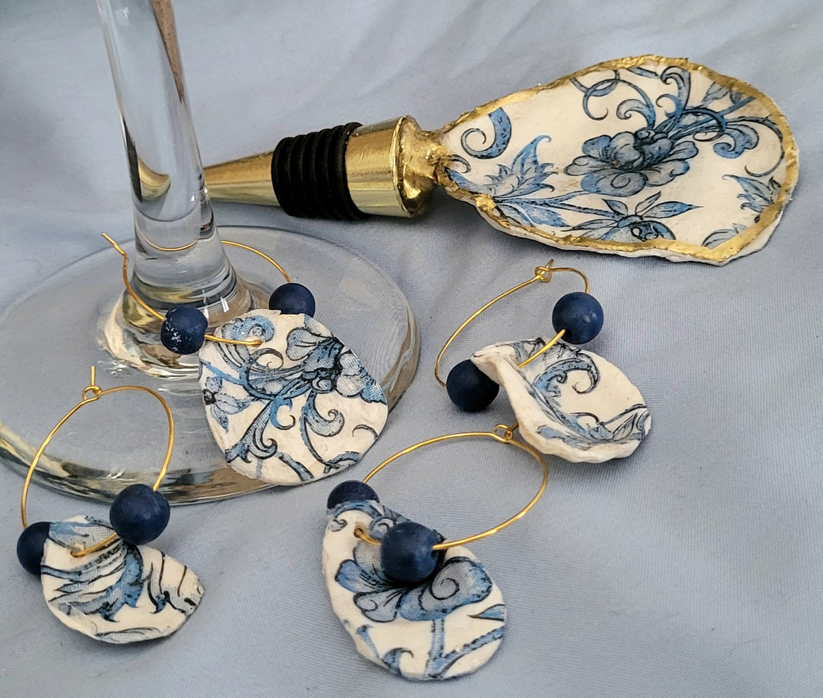 Bottle Stopper and Wine Glass Charms