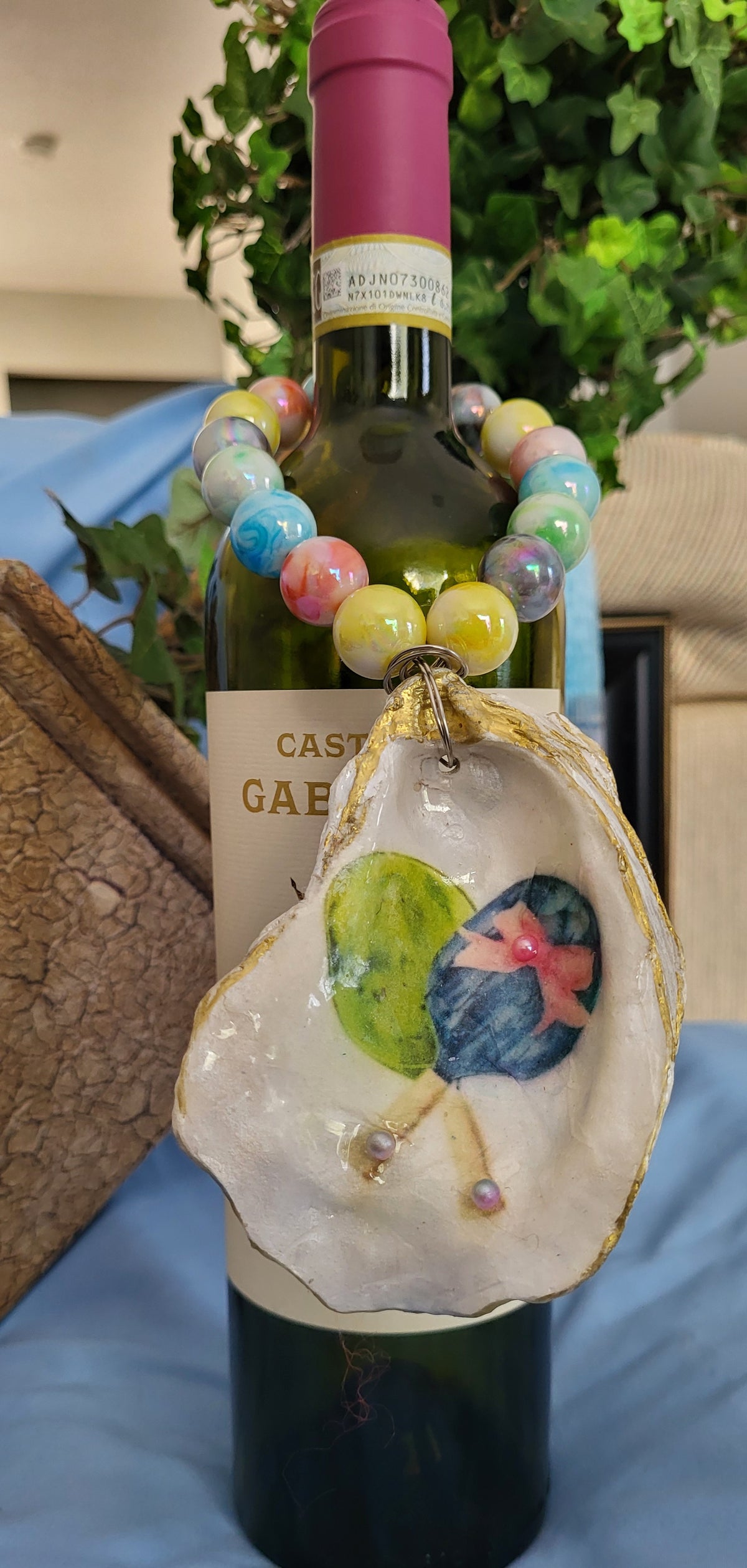 Pickleball Racket Bottle Charm