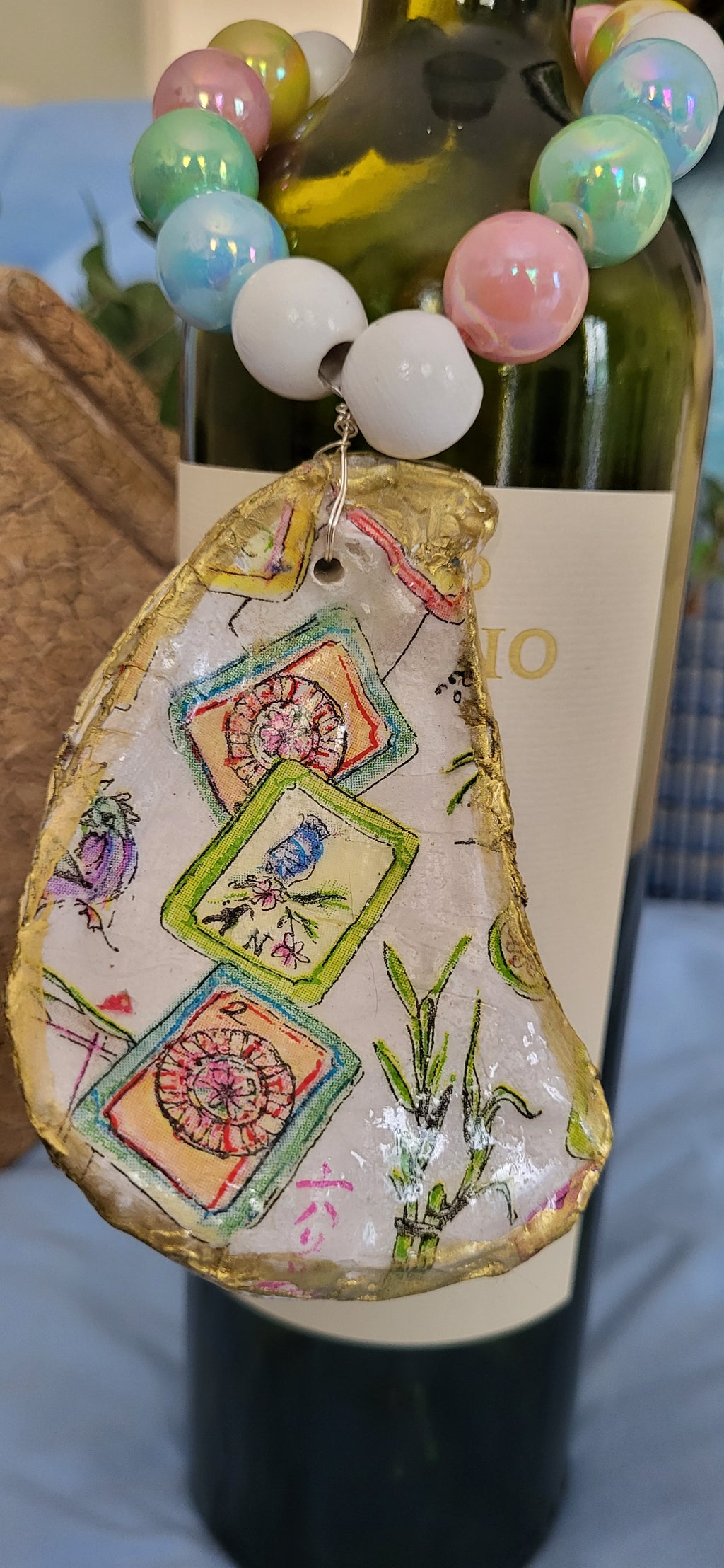 Mahjong Bottle Charm