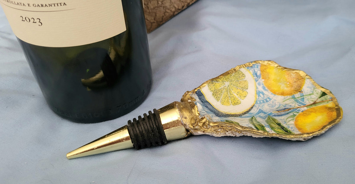 Lemon Bottle Stopper