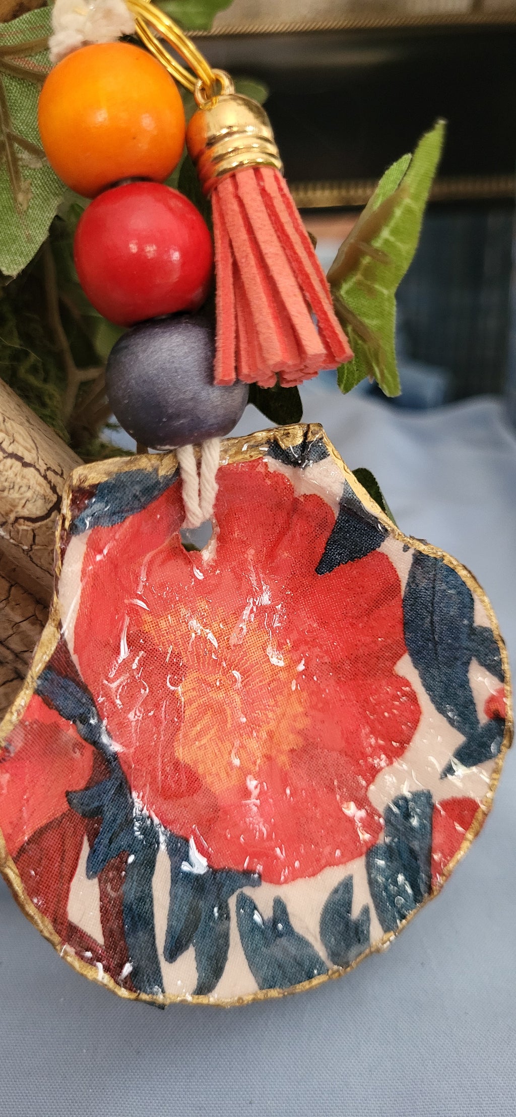 Sunset Bloom Purse Charm