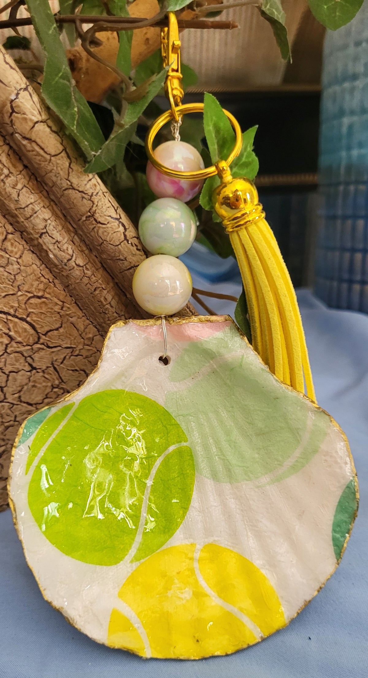 Tennis Ball Purse Charm