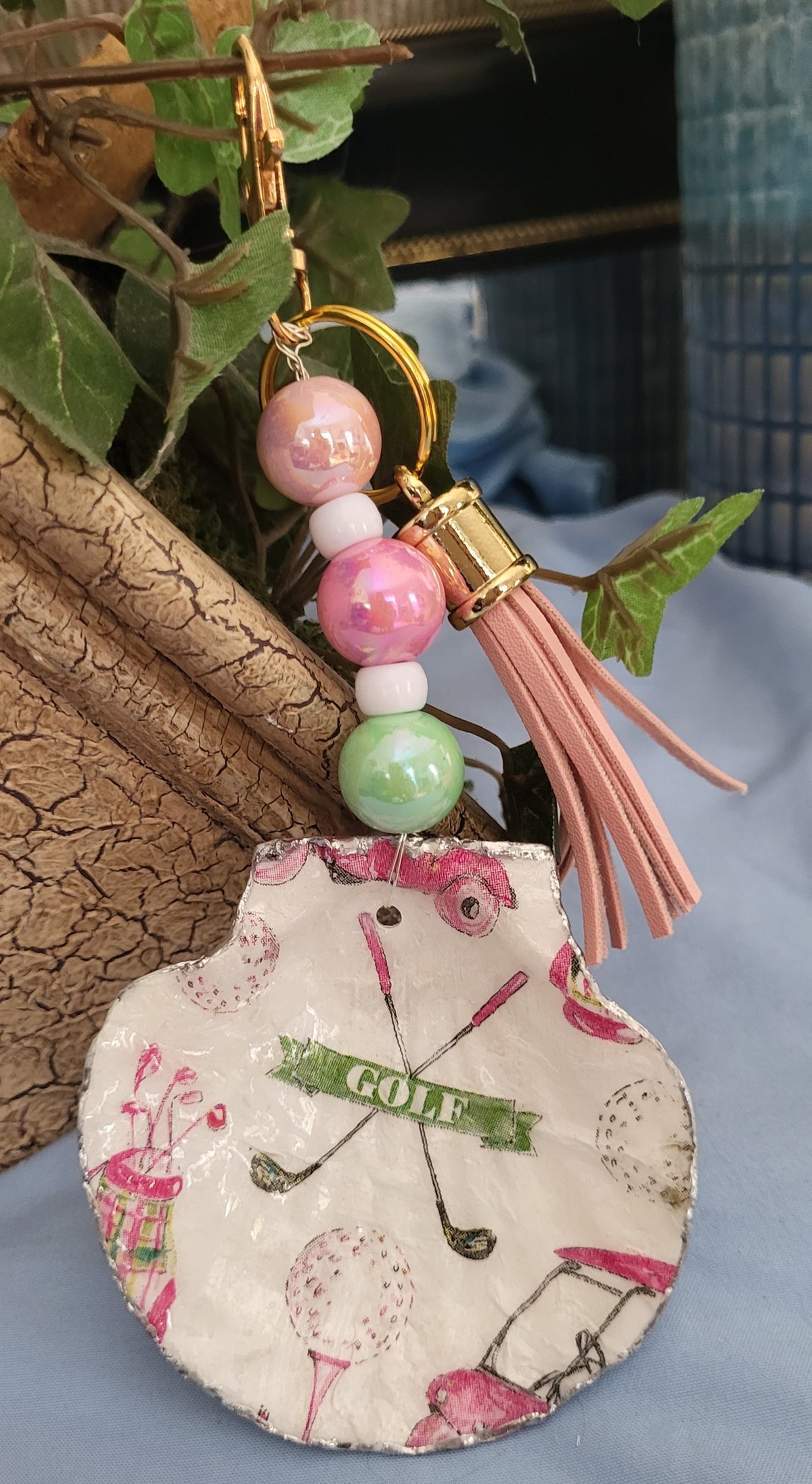 Golf Purse Charm