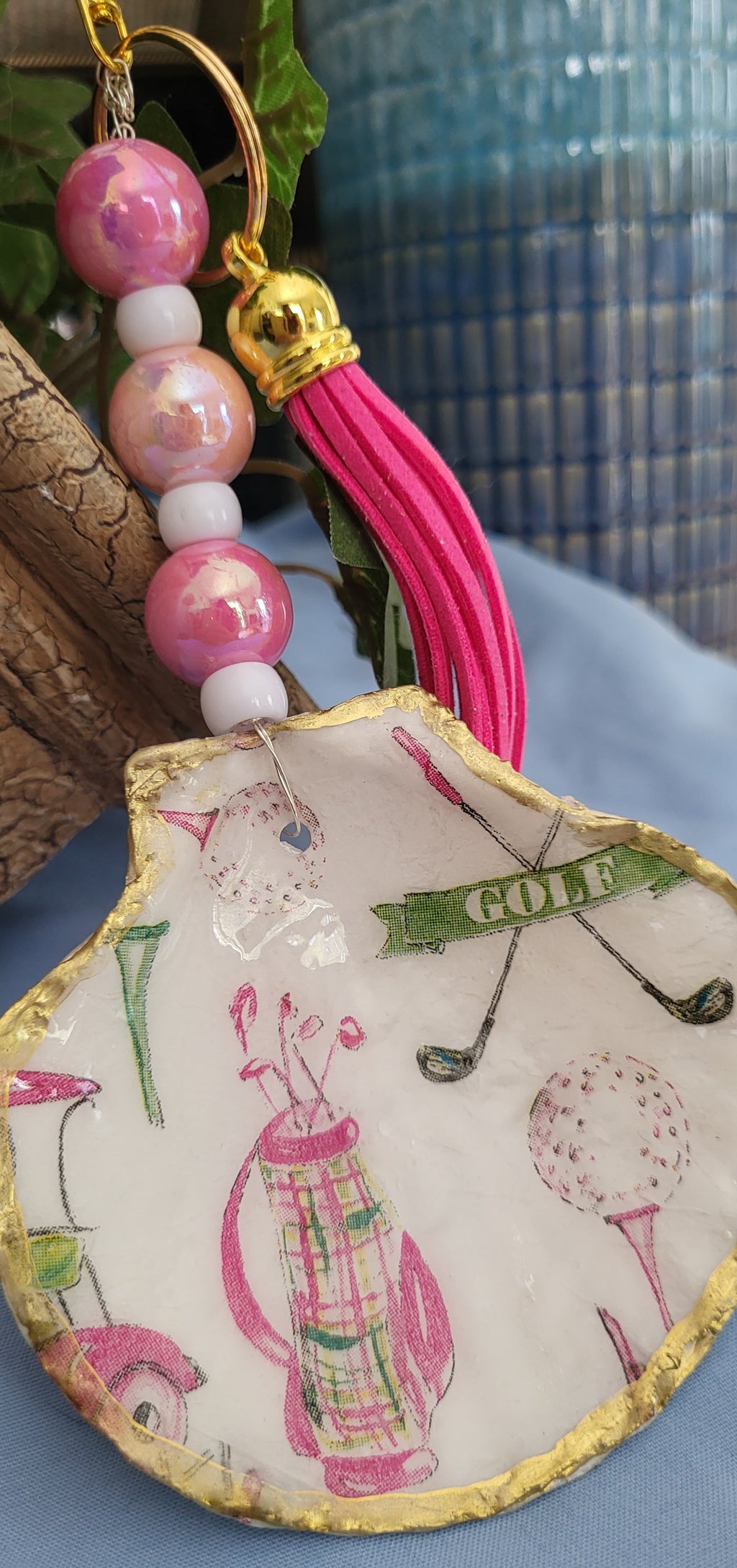 Golf Purse Charm