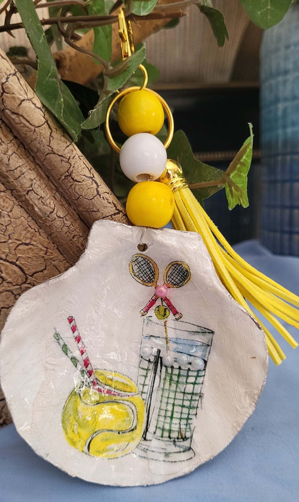 Tennis Cocktail Purse Charm