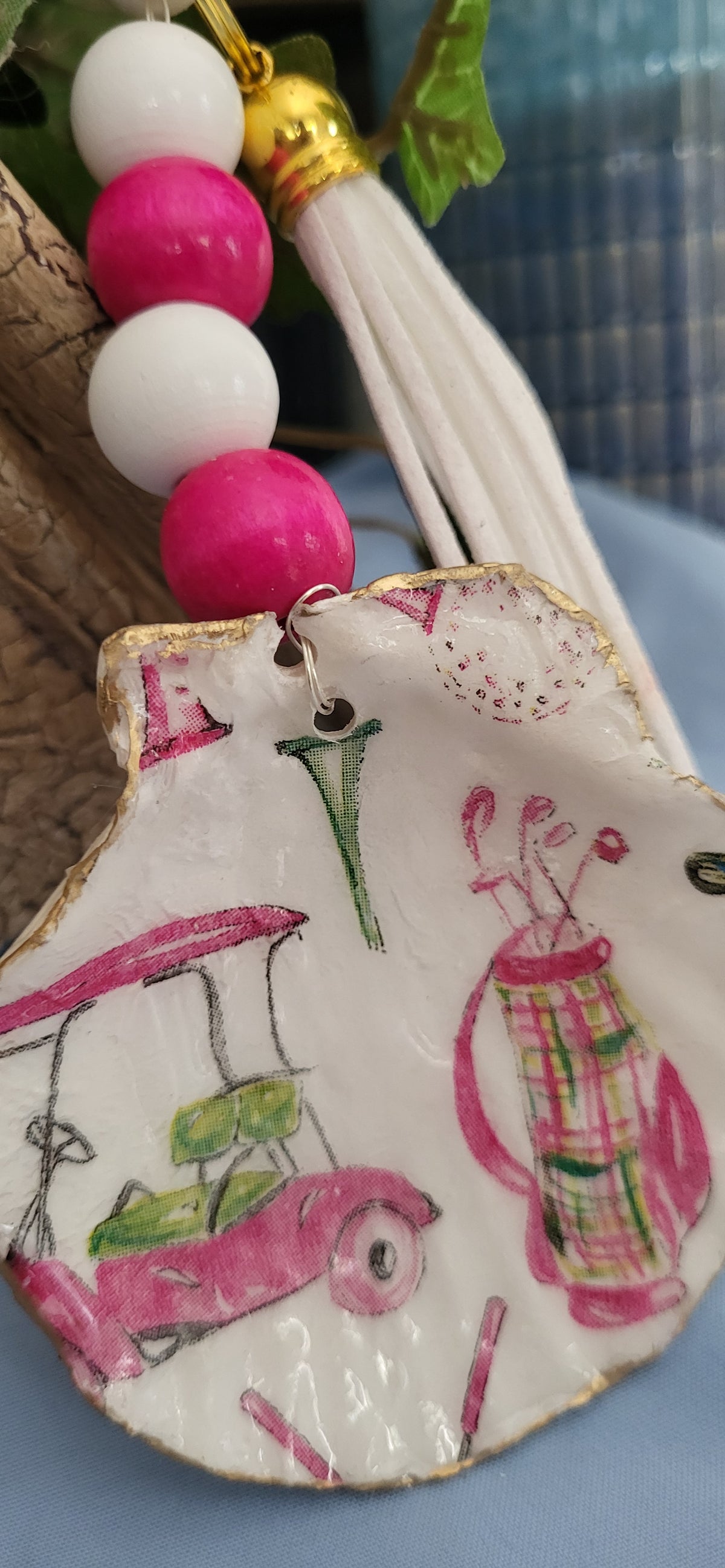 Golf Purse Charm